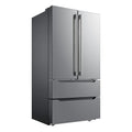 Midea 36 In. Counter Depth 22.5 cu. ft. 4-Door French Door Refrigerator, MRQ23B4AST