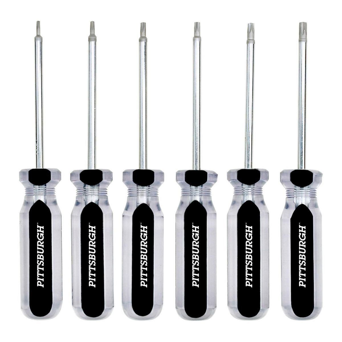 PITTSBURGH Star Bit Screwdriver Set, 6-Piece