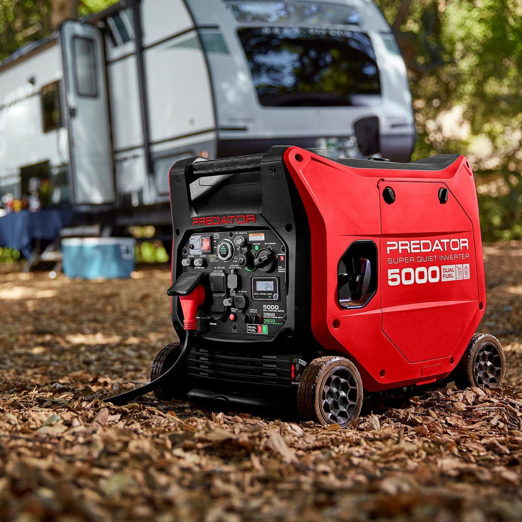 PREDATOR 5000 Watt Dual-Fuel Inverter Generator with Remote Start O221548