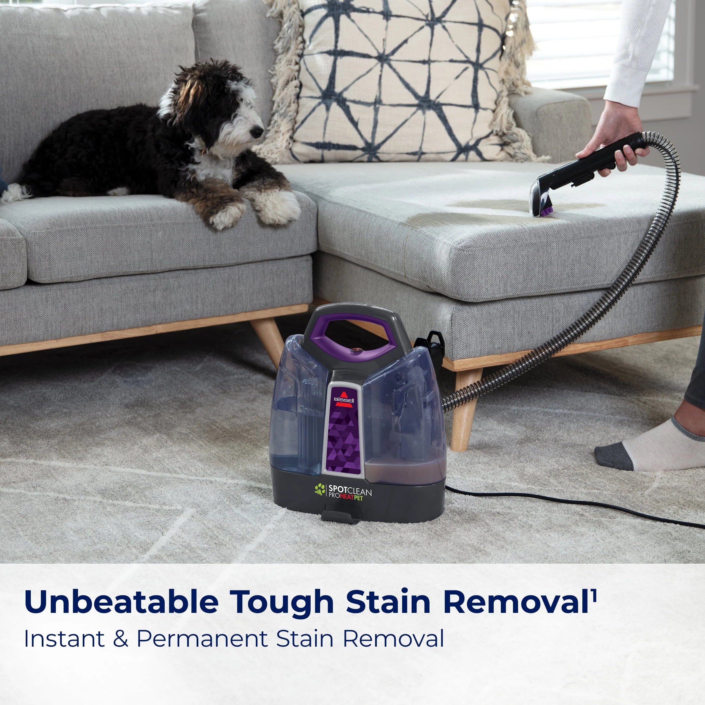 BISSELL SpotClean ProHeat Pet Portable Carpet Cleaner 2513W O584320