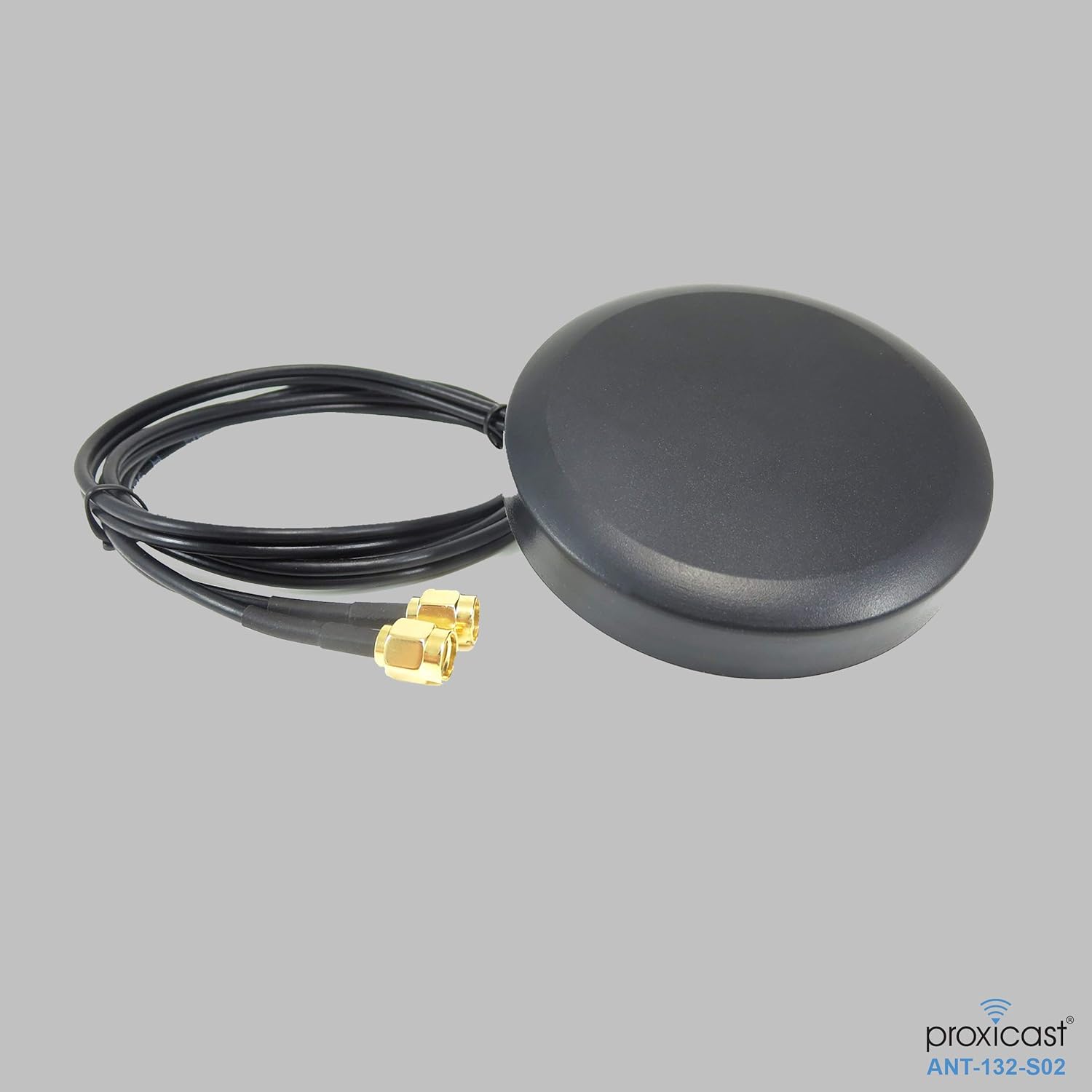 Proxicast Ultra Low Profile MIMO Dual Band WiFi Puck Antenna 2.4/5.8 GHz RP-SMA Pack of 2 G8462
