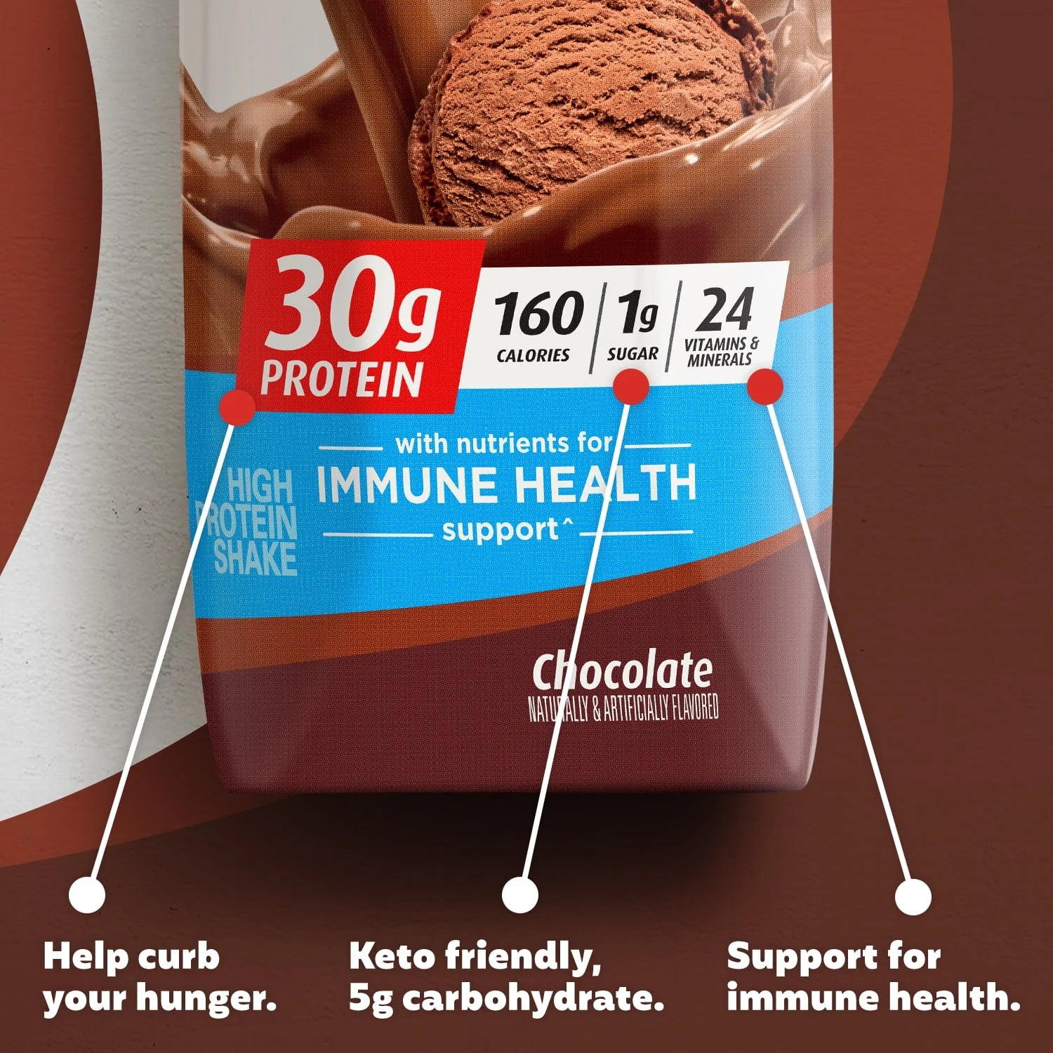 Premier Protein Shake, Chocolate, 11 fl oz, 12 Ct H339