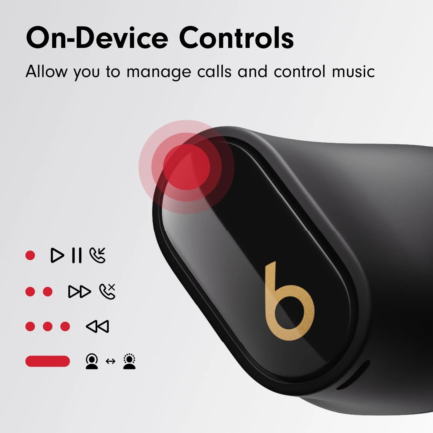 Beats Studio Buds True Wireless Noise Cancelling Earbuds - Black/Gold T3994