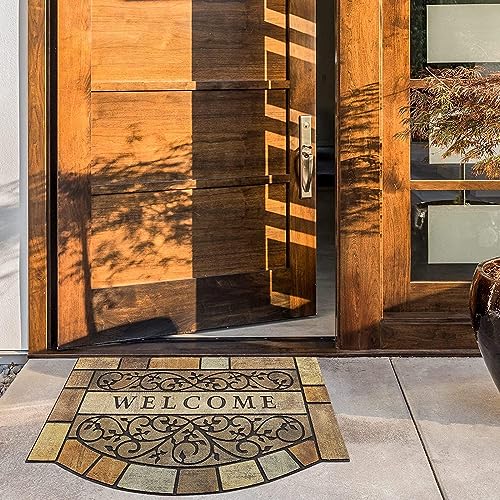 Durable Welcome Door Mats 24x36 Non-Slip Rubber Backing Outdoor Entry Mat C88828