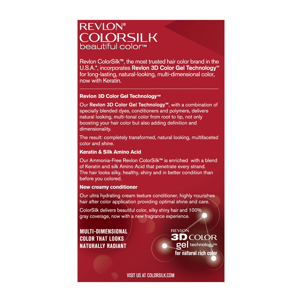 Revlon ColorSilk Permanent Hair Color, 81 Light Blonde E75631