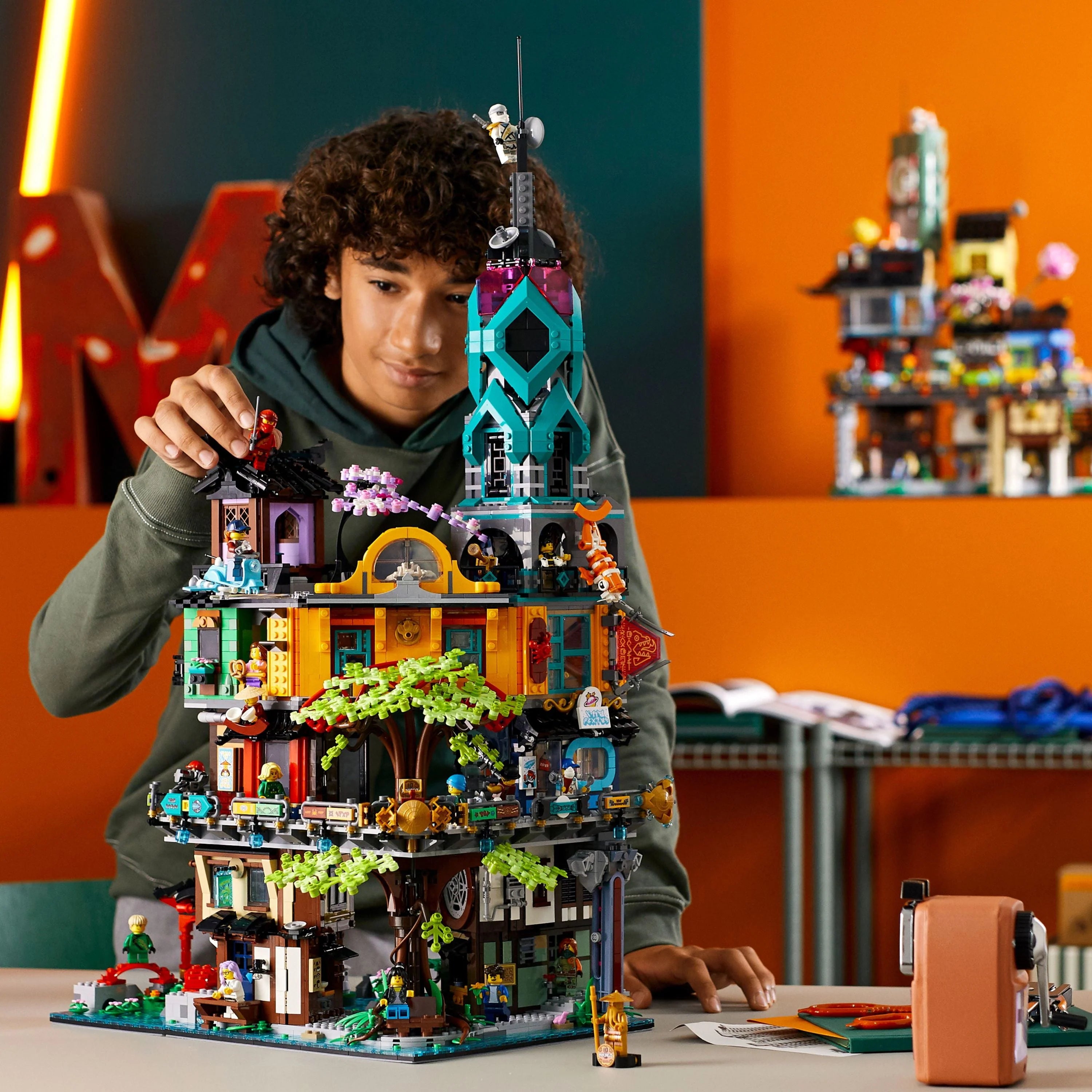 LEGO NINJAGO City Gardens 71741 Building Toy, 5,685 Pieces R9380