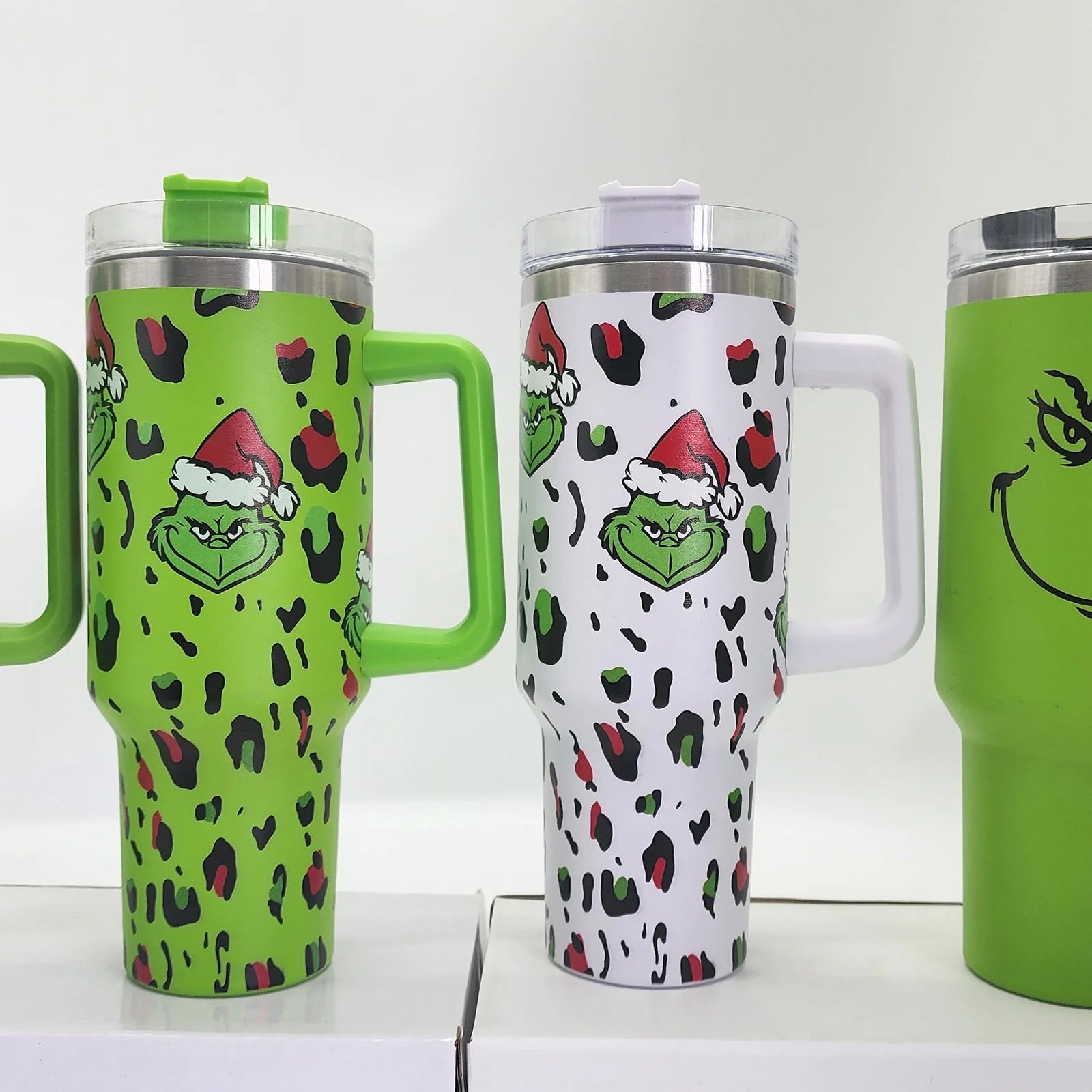 DJKDJL 40 OZ Insulated Tumbler with Handle Stainless Steel Travel Mug O613