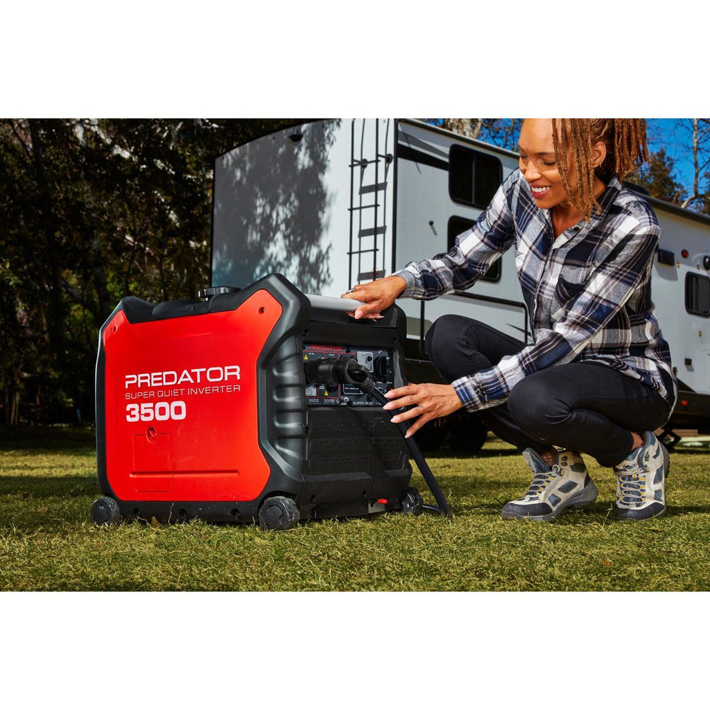 PREDATOR 3500 Watt Super Quiet Inverter Generator with CO SECURE Technology G169618