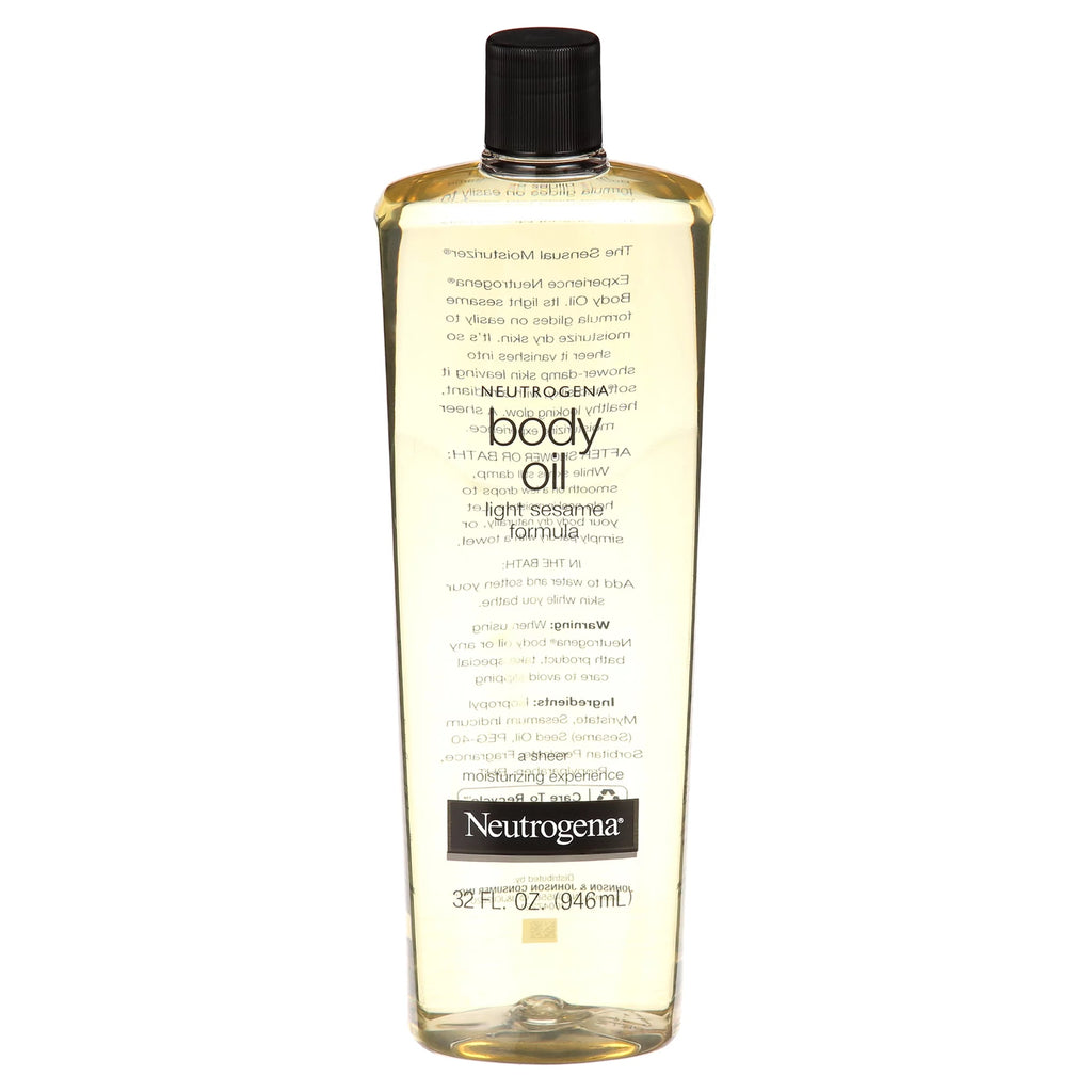 Neutrogena Light Sesame Body Oil, 32 Fl Oz F770157