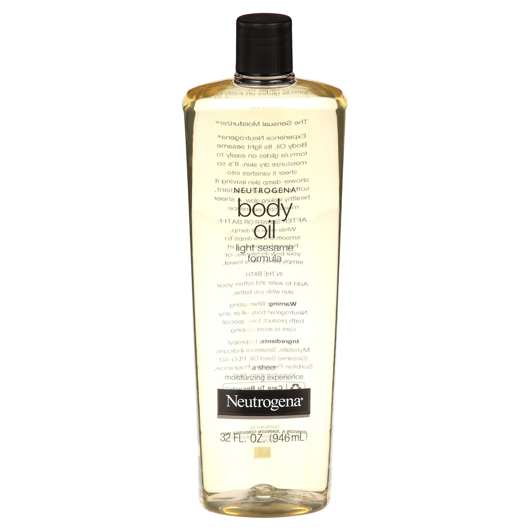 Neutrogena Light Sesame Body Oil, 32 Fl Oz F770157