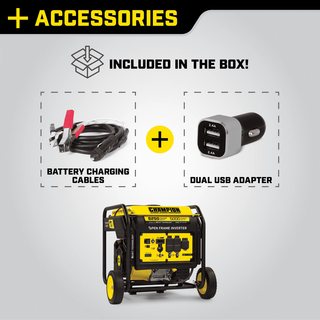Champion Power Equipment 6250-Watt Open Frame Inverter W80192