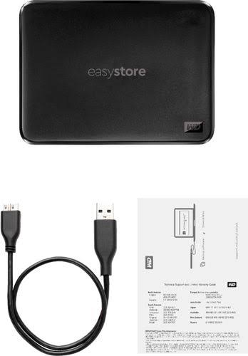 WD Easystore 5TB External USB 3.0 Portable Hard Drive P377