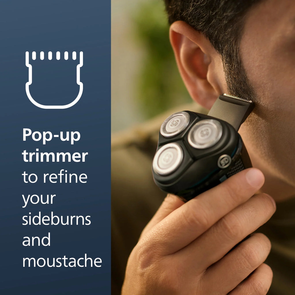 Philips Norelco Shaver 3600 Rechargeable Wet & Dry Electric Shaver with Pop-Up Trimmer G1676