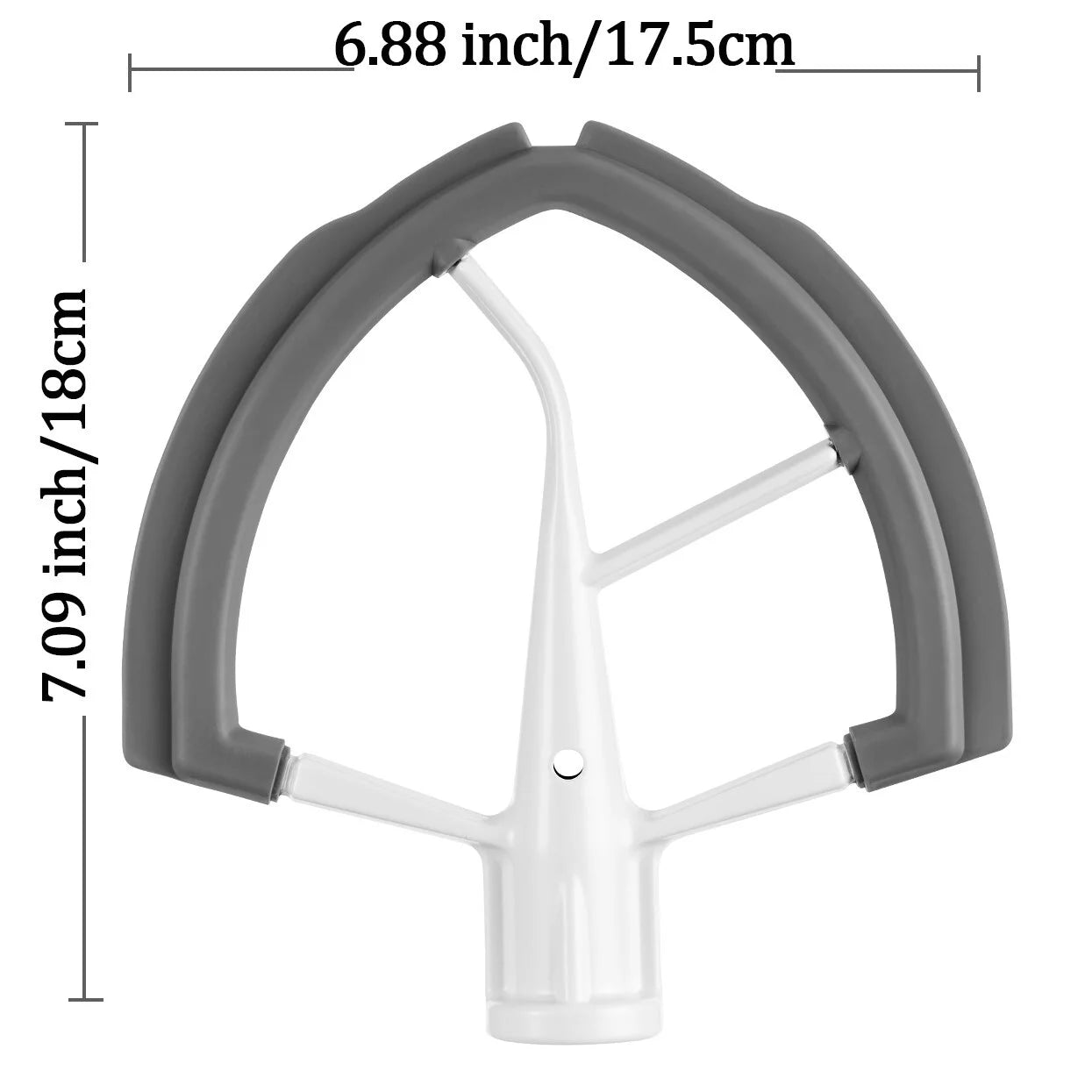 Flex Edge Beater for KitchenAid Bowl-Lift Stand Mixer, 6 Quart, Grey M3872
