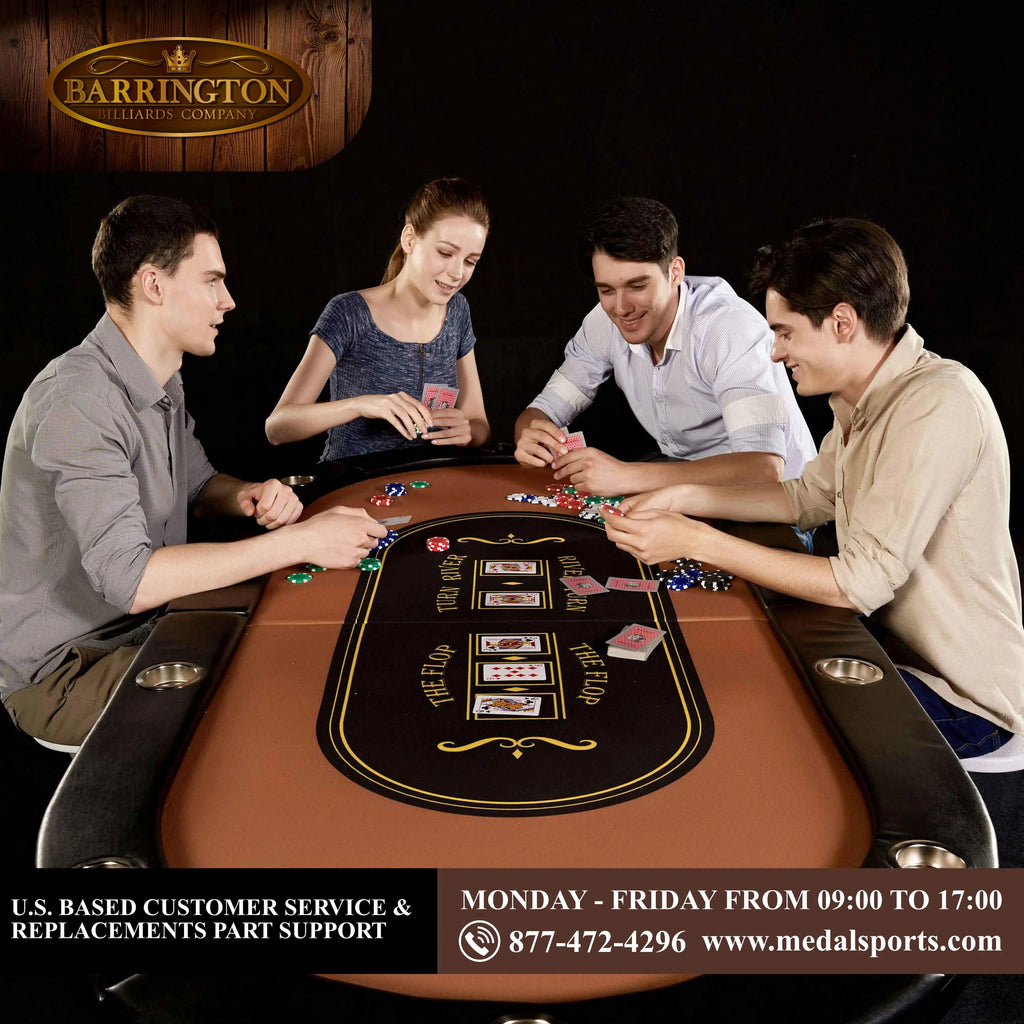 Barrington 10-Player Poker Table Y792819