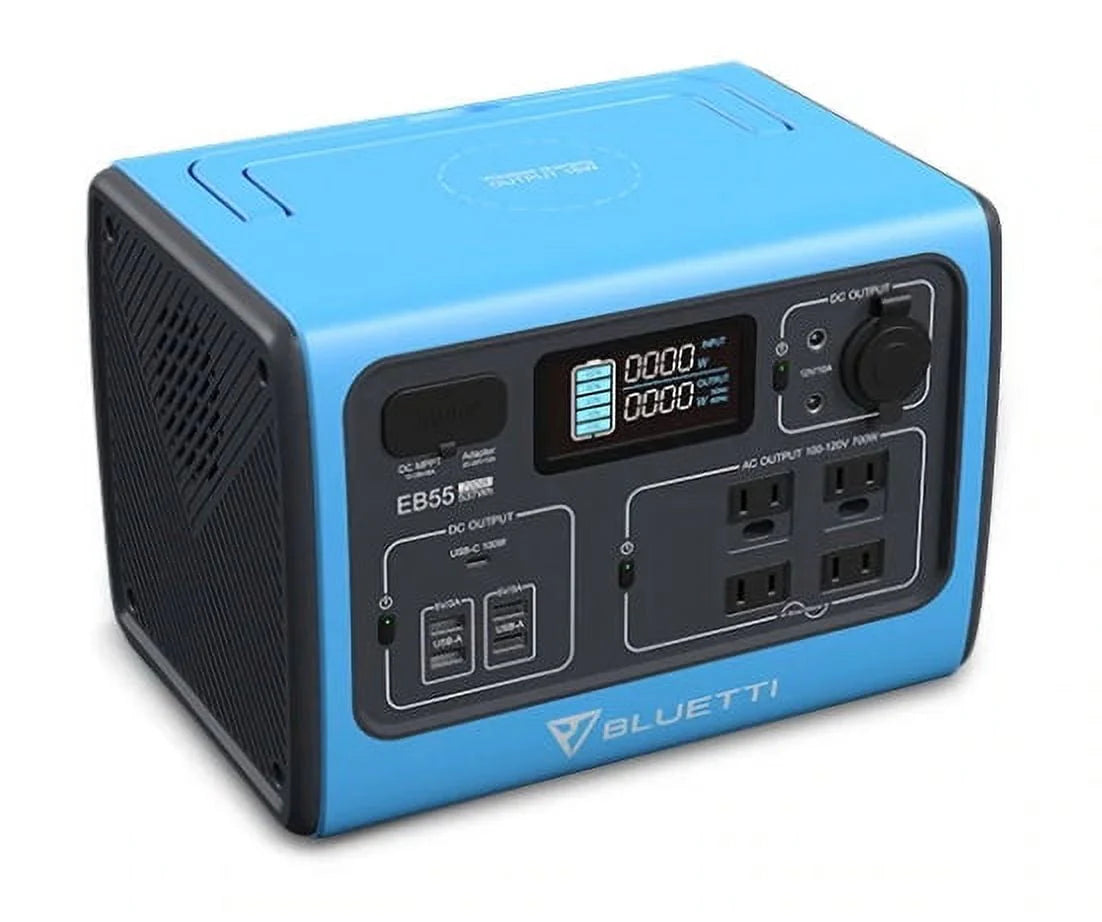 BLUETTI EB55 Portable Power Station 700W 537Wh Q622