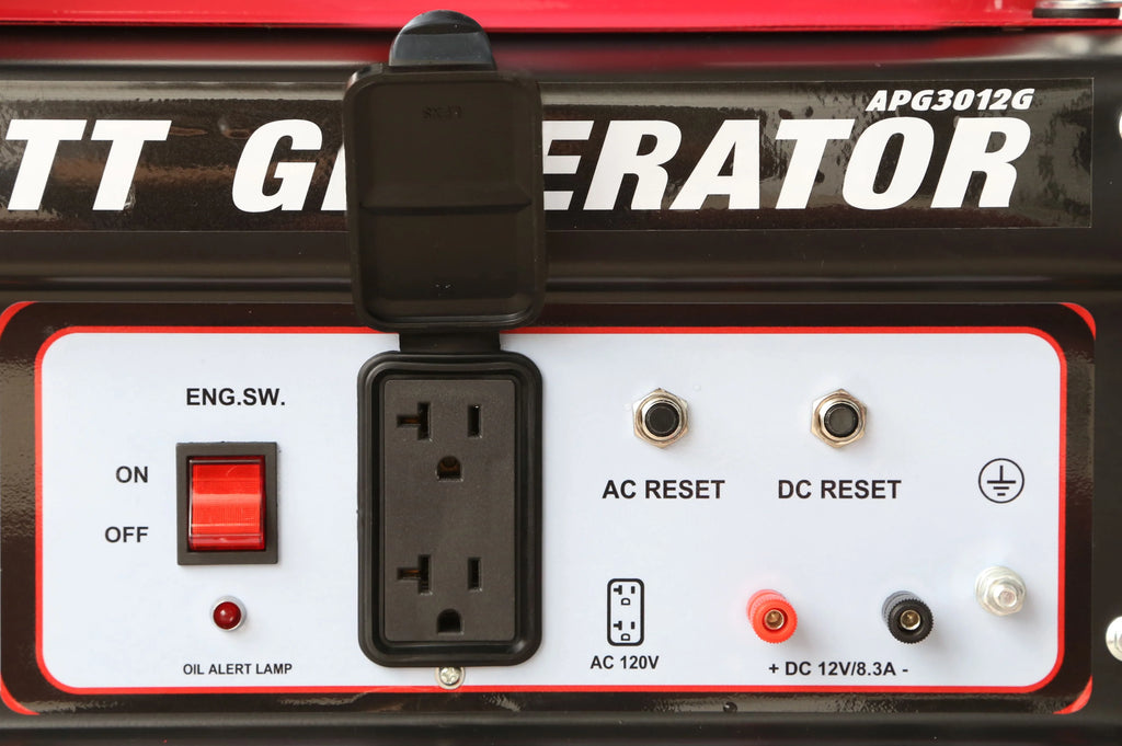 All Power APG3012G 3250 Watt Portable Gas Generator Z7936