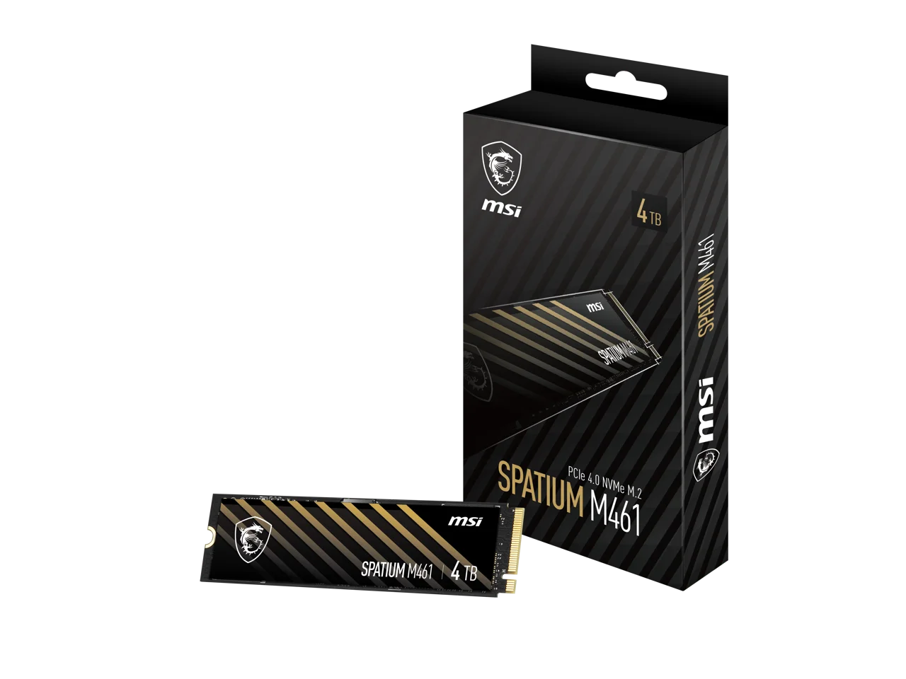 MSI M461 4TB PCIe 4.0 x4 Internal Solid State Drive (SSD) E349558
