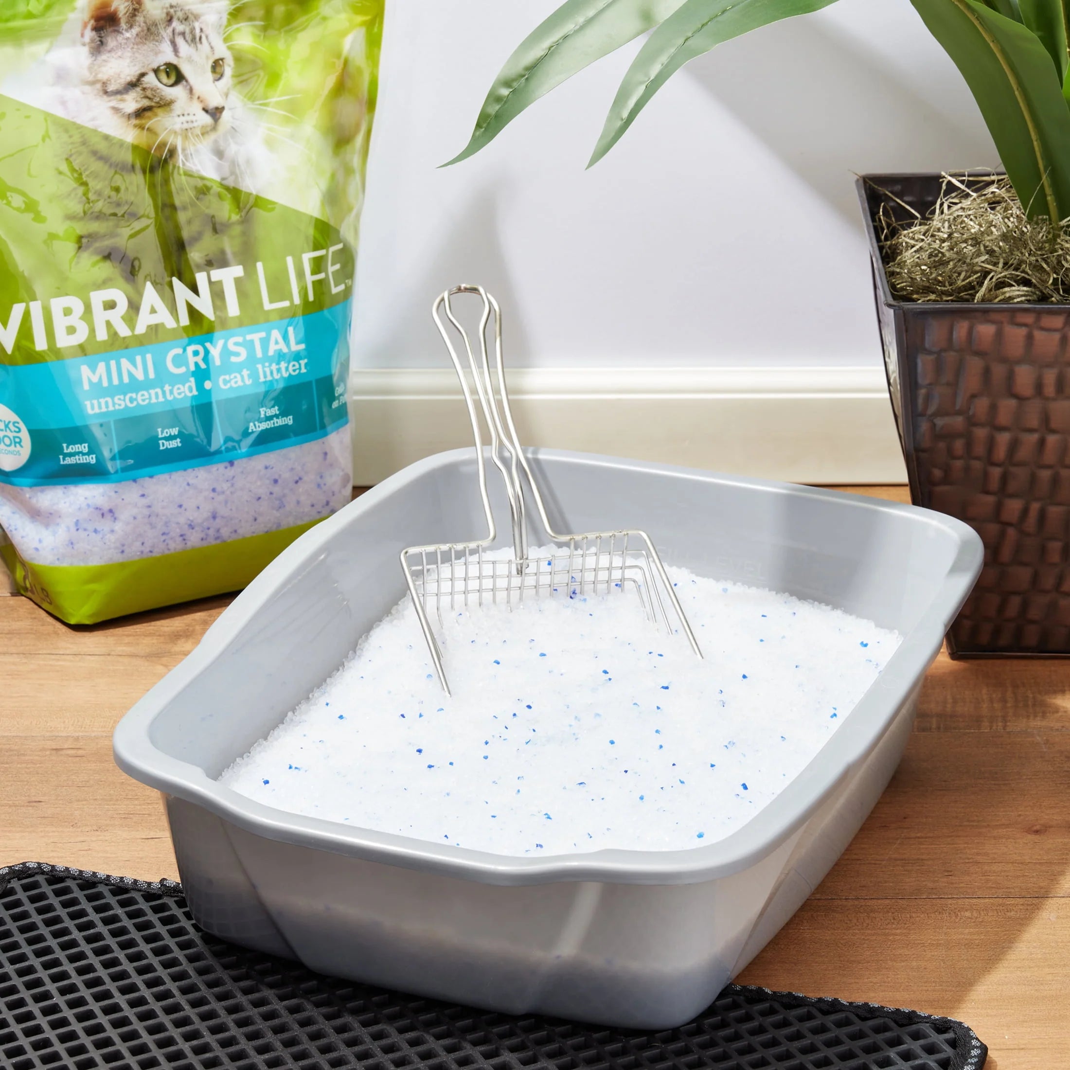 Vibrant Life Mini Crystal Unscented Cat Litter, 8 lb Z939