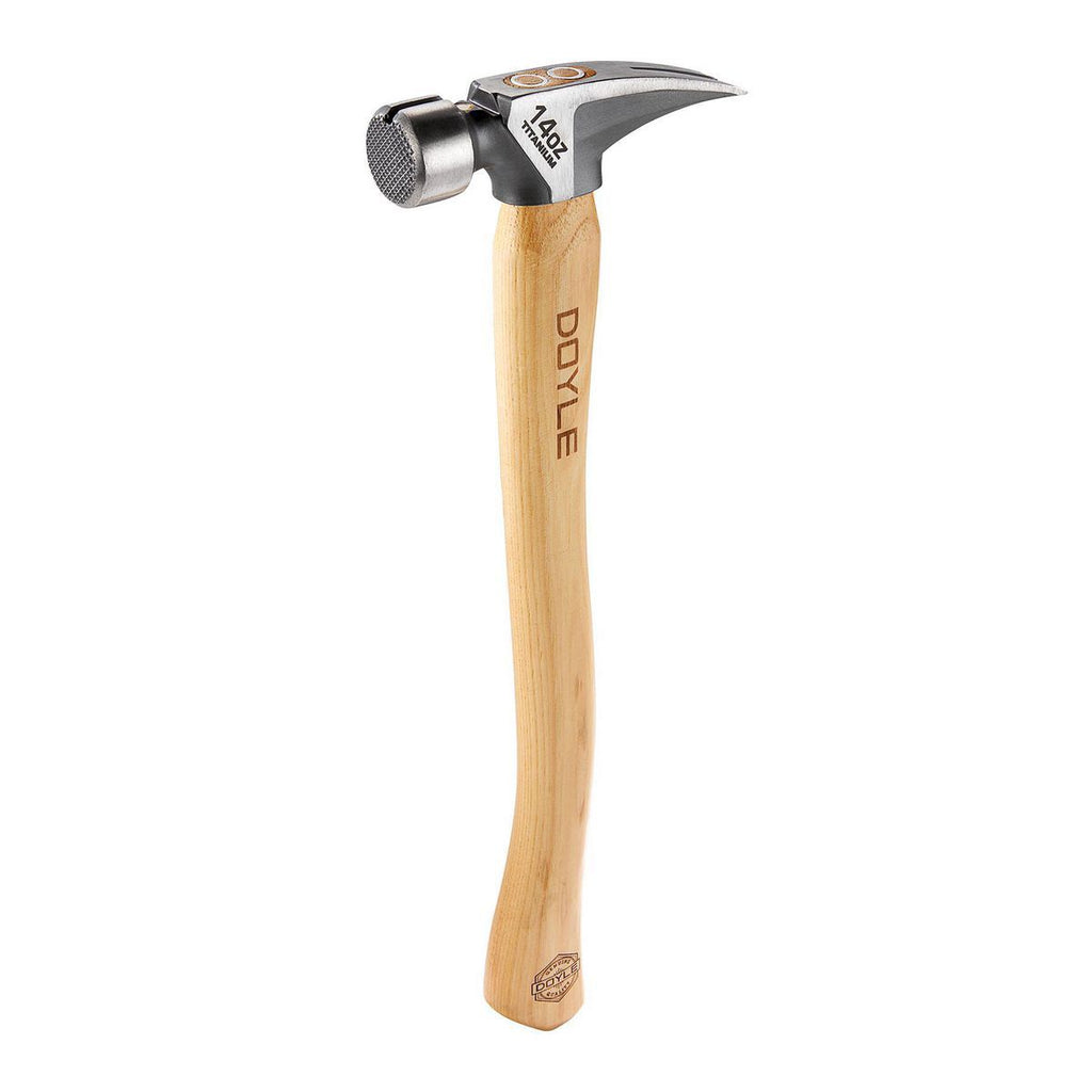 DOYLE 14 oz. Titanium Milled-Face Framing Hammer