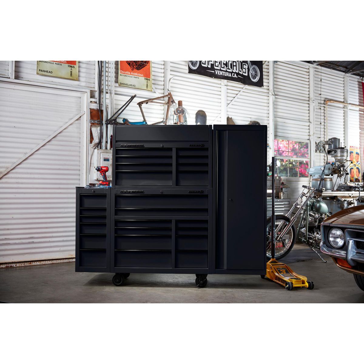 U.S. General 42 in. Top Chest, Series 3, Black E847