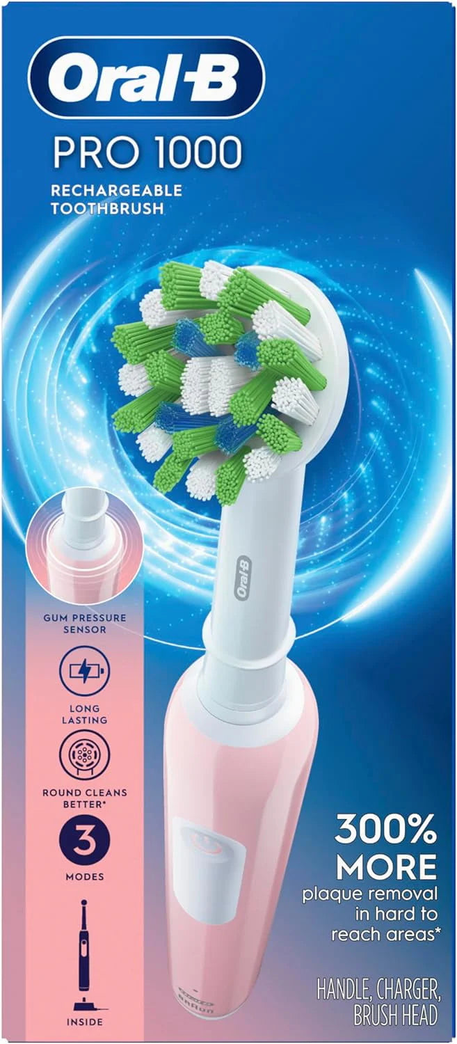 Oral-B Pro 1000 Rechargeable Electric Toothbrush, White W32778