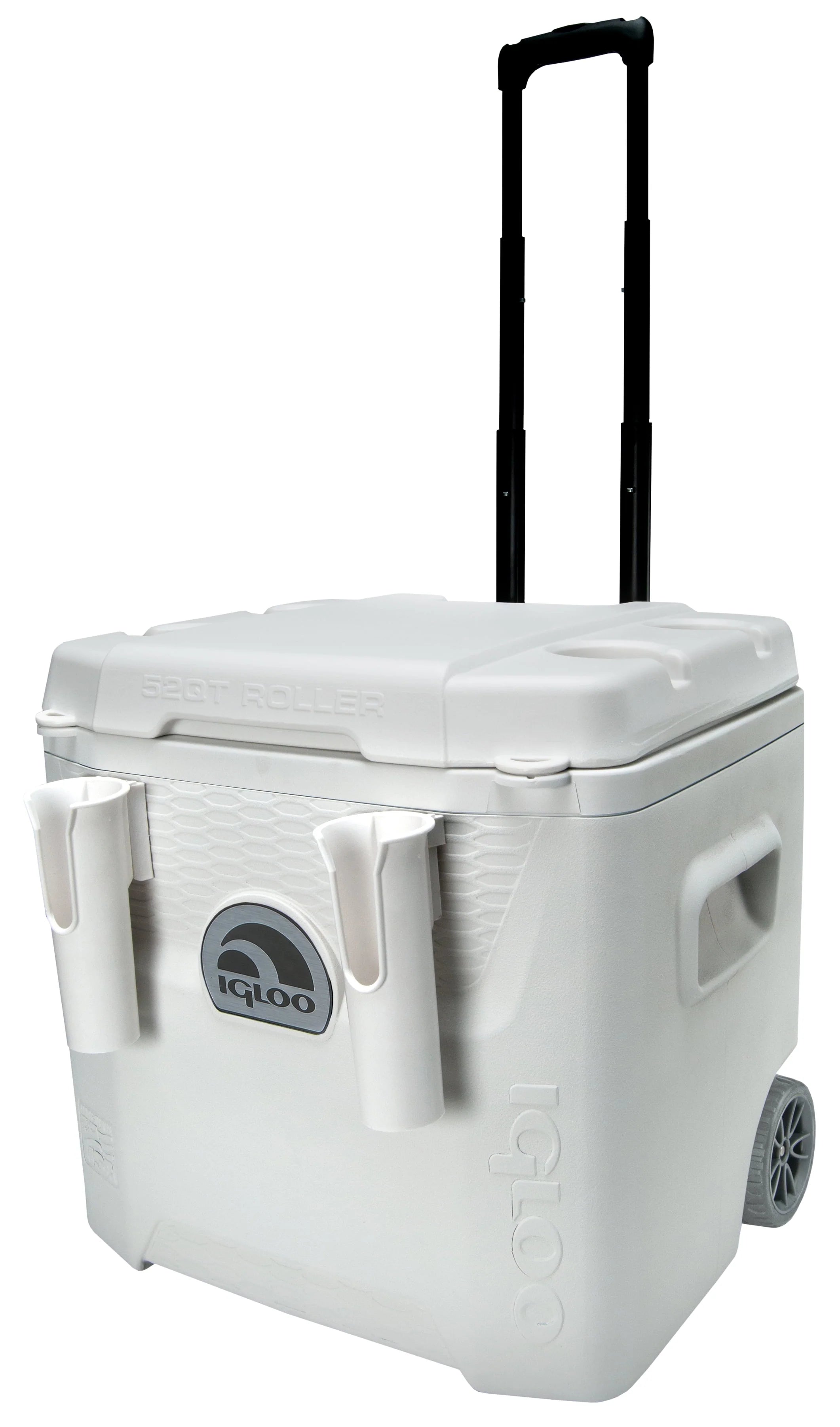 Igloo 52 QT 5-Day Marine Cooler with Wheels, White O609