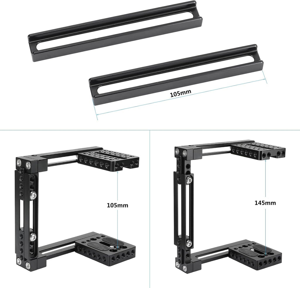 CAMVATE Universal Adjustable Camera Cage with Left Handle Grip M7744