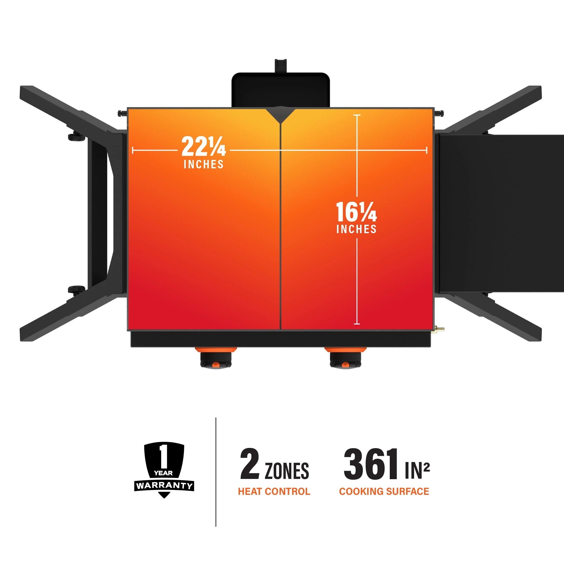Blackstone Adventure Ready 22 Omnivore Propane Griddle with Stand P997241