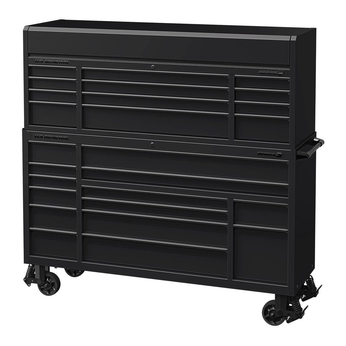 U.S. General 72 in. Triple-Bank Roll Cab, Series 3, Slate Gray V981709