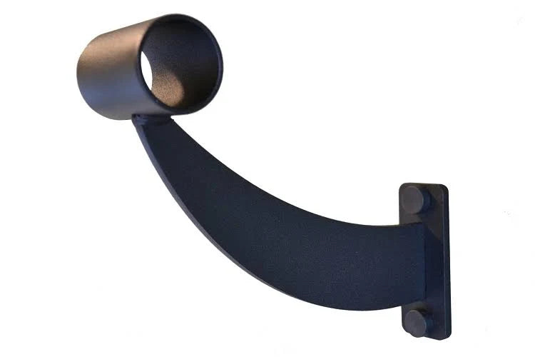 10 ft Black Wood Wall Mount Ballet Barre L23092
