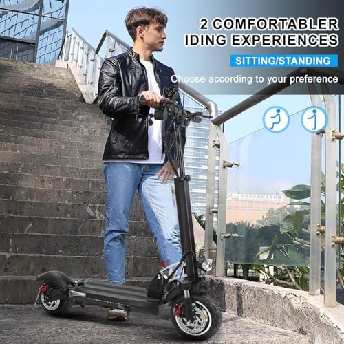Electric Scooter for Adults, 30MPH, 35 Miles Range, Foldable with Seat H338983