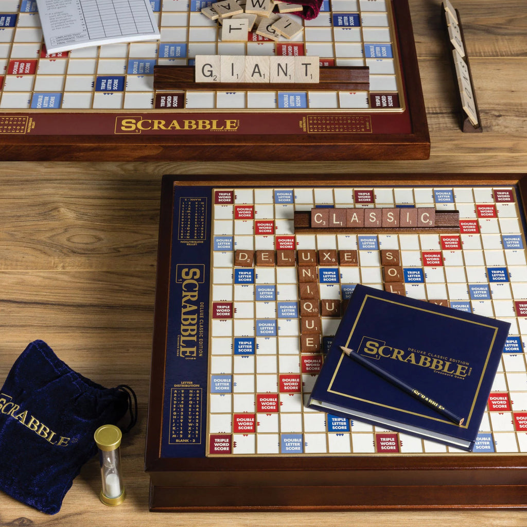 Winning Solutions Scrabble Game Deluxe Wooden Edition F591