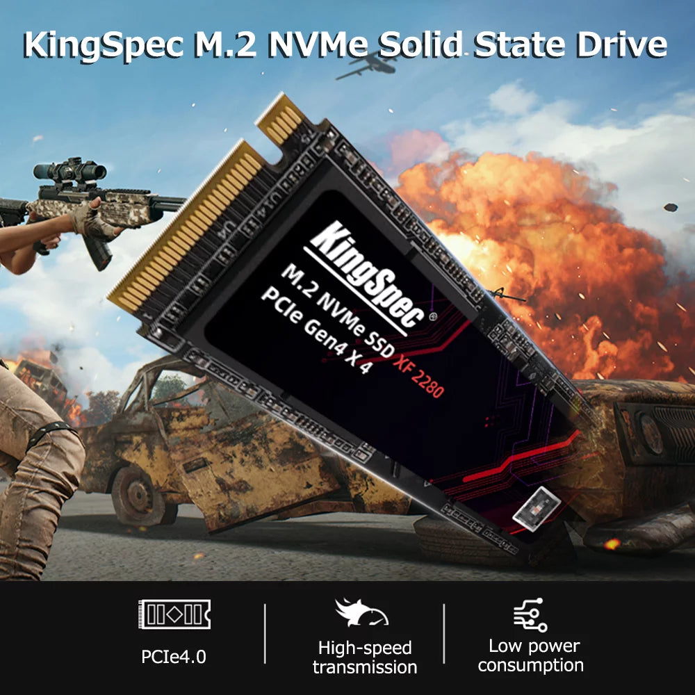 KingSpec XF 2280 512GB M.2 NVMe PCIe Gen4 SSD F523