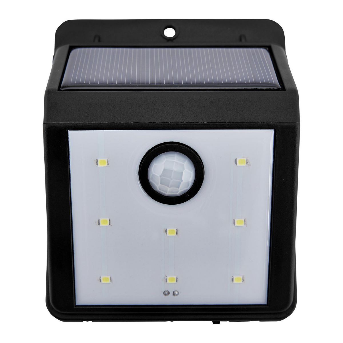 BUNKER HILL SECURITY 115 Lumen Wall-Mount Solar Security Light, Black N553