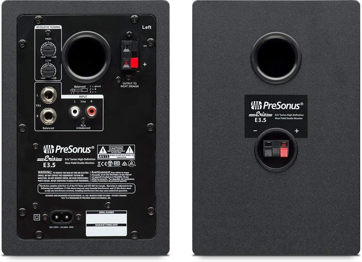 Presonus AudioBox 96 Studio Audio Interface with Eris E3.5 Monitors and HD7 Headphones D3993