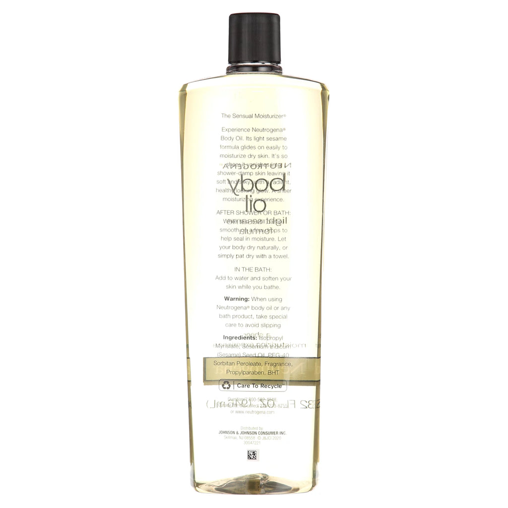 Neutrogena Light Sesame Body Oil, 32 Fl Oz F770157