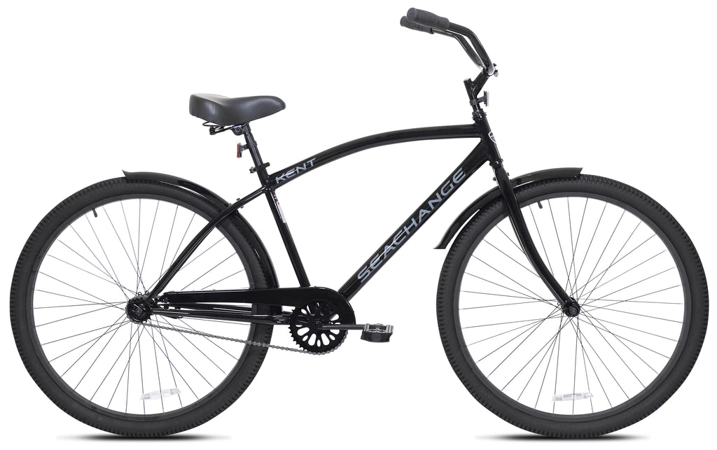 Kent Bicycle 29 Men's Seachange Beach Cruiser Bicycle, Black