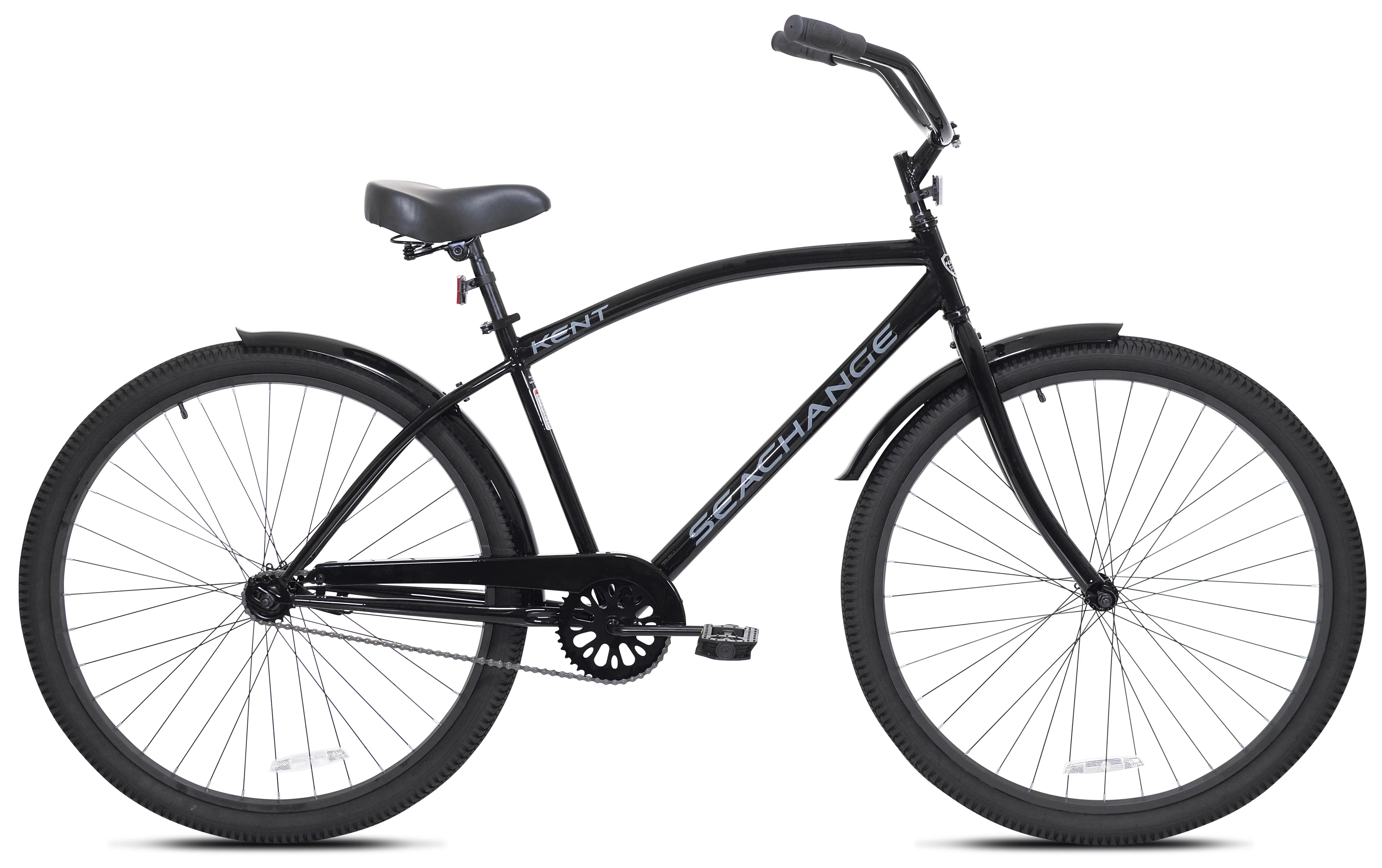 Kent Bicycle 29 Men's Seachange Beach Cruiser Bicycle, Black