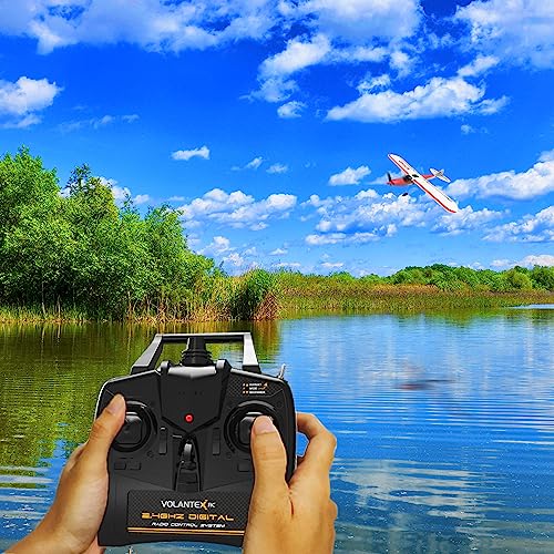 VOLANTEXRC RC Plane Trainer Sport Cub 4CH Remote Control Airplane RTF for Beginners U4716