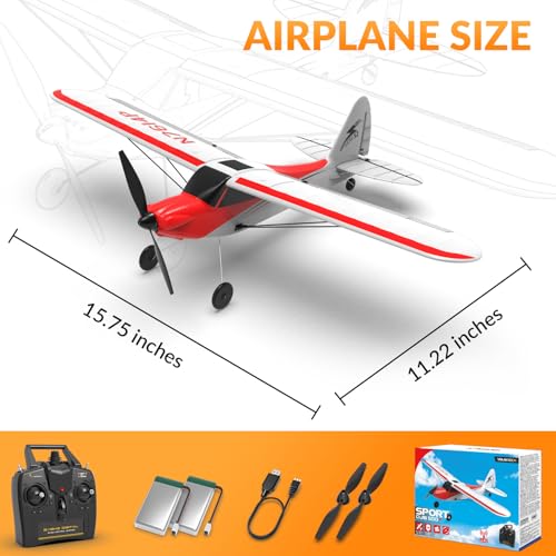 VOLANTEXRC RC Plane Trainer Sport Cub 4CH Remote Control Airplane RTF for Beginners U4716