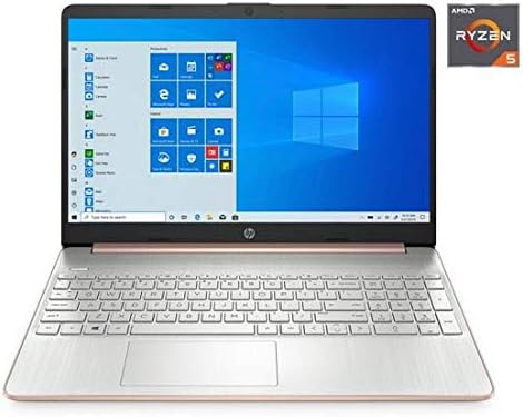 HP 15.6" Ryzen 5 8GB/256GB Laptop-Rose Gold