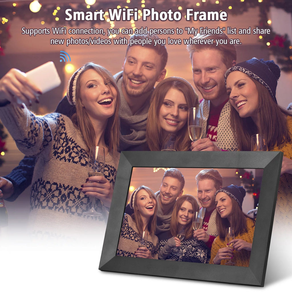 Dcenta 10.1 Inch Smart WiFi Digital Picture Frame with Touchscreen I495