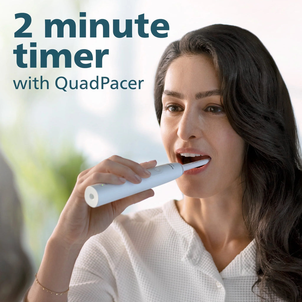 Philips Sonicare 3100 Rechargeable Electric Toothbrush with Pressure Sensor, White U255