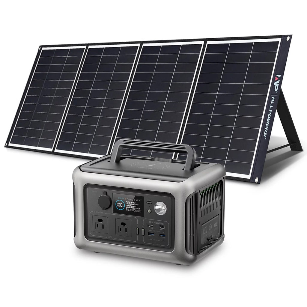 ALLPOWERS R600 Portable Power Station 600W 299Wh LiFePO4 Solar Generator C367
