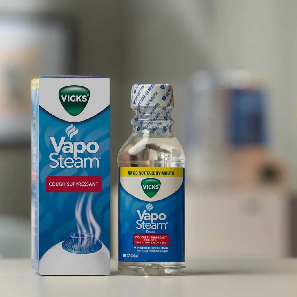 Vicks Warm Mist Humidifier V750, Blue X46691