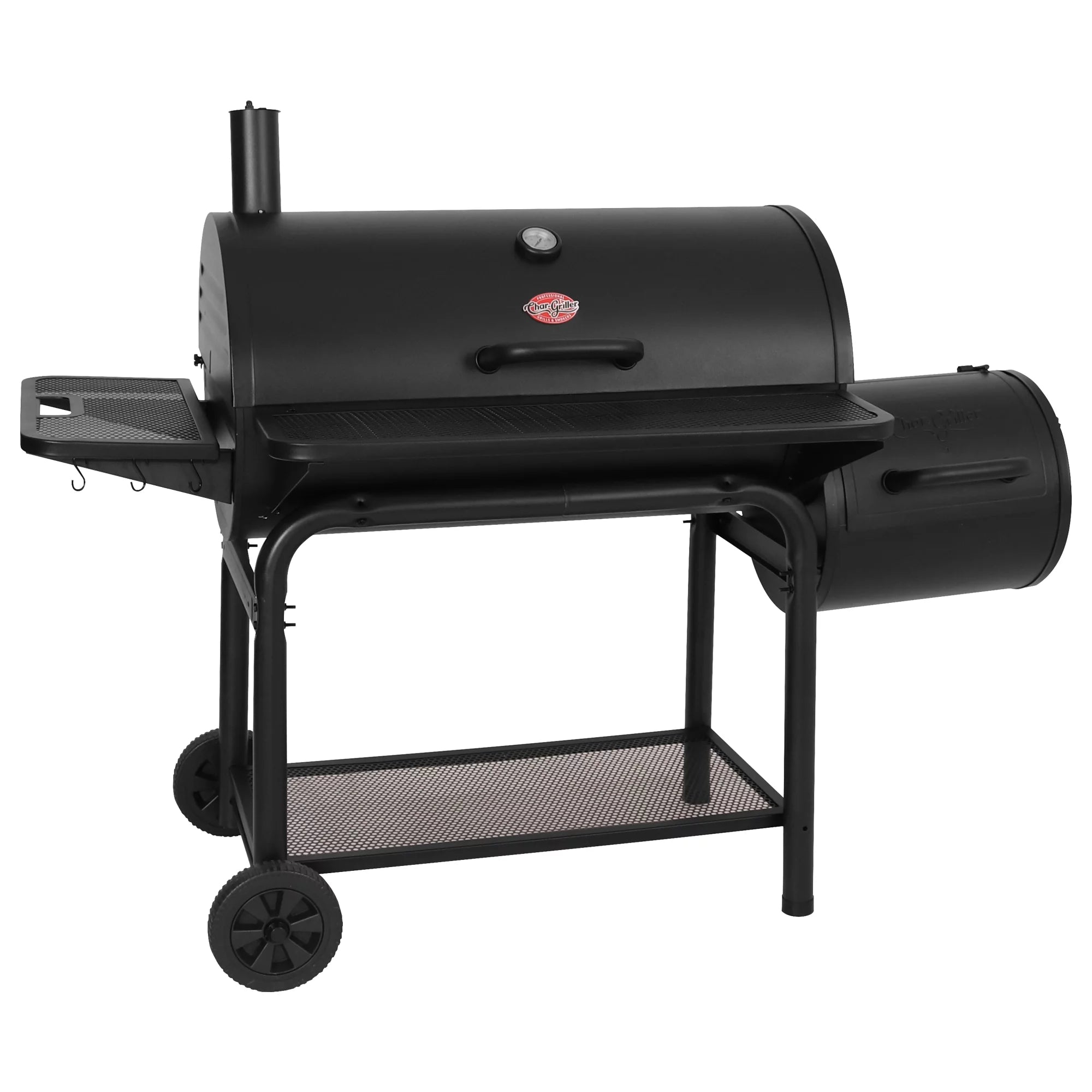 Char-Griller Smokin' Outlaw Charcoal Grill and Offset Smoker V528075