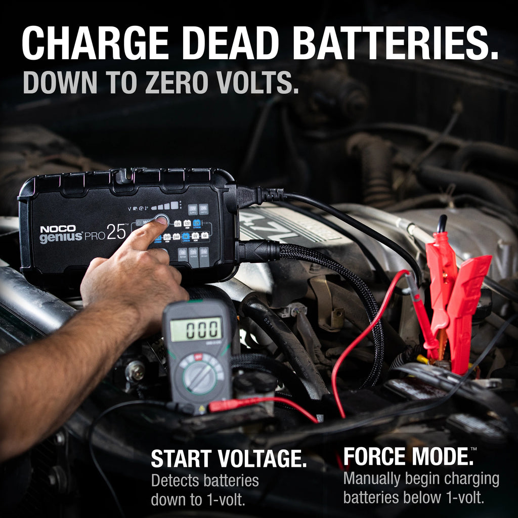 NOCO GENIUSPRO25 25A 6V/12V/24V Smart Battery Charger and Maintainer O342