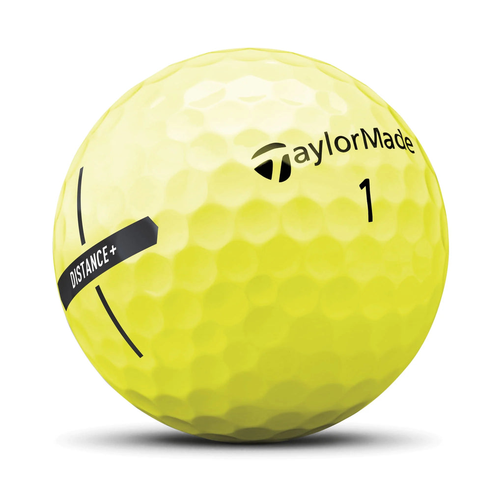 TaylorMade 2021 Distance Plus Golf Balls, 12 Pack, White B898