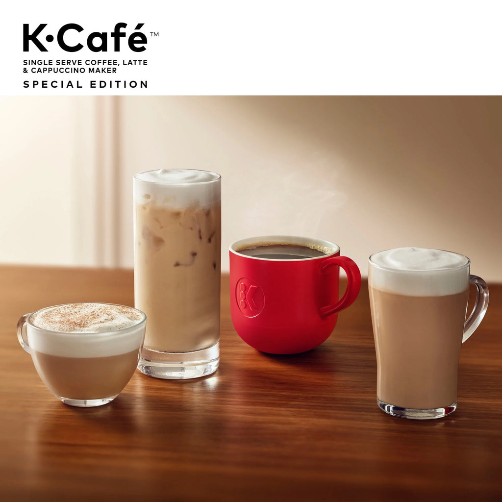 Keurig K-Cafe Special Edition Single Serve K-Cup Pod Coffee, Latte and Cappuccino Maker, Nickel N34174